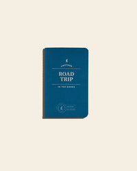 Road trip Passport on a cream background.