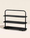The Open Spaces Black Entryway Rack on a cream background.