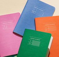 The different Everyday Notebook in Dotted on a cream background.