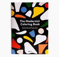 The Modernist's Coloring Book Vol. 3 on a white background. 